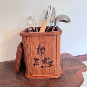 Vintage McCormick Wooden Canister